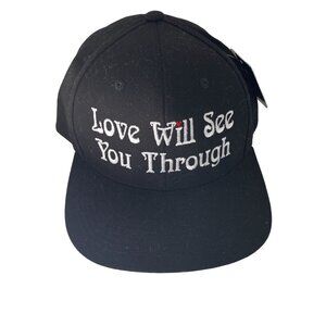 Pit Bull Premium Headwear Cambridge Love Will See You Through Hat Men's Black